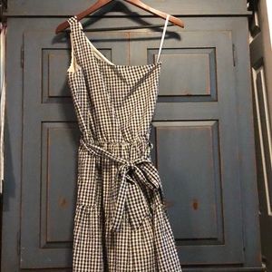 Women’s Vineyard Vines One Shoulder Gingham Dress